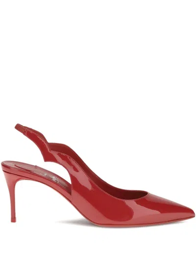 Christian Louboutin With Heel Bright In Red