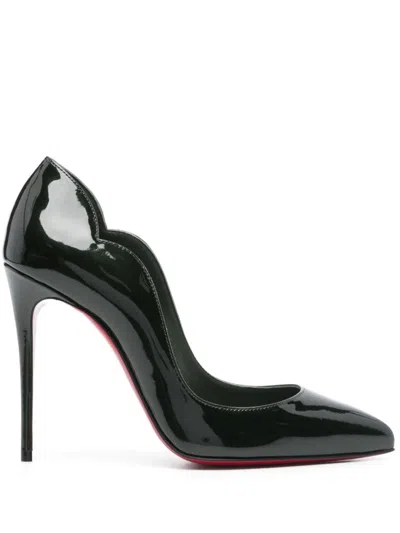 Christian Louboutin Hot Chick Patent Leather Pumps 100 In Black