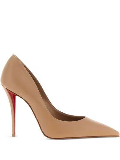 CHRISTIAN LOUBOUTIN WITH HEEL LIGHT AND NATURAL