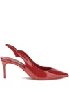 Christian Louboutin With Heel Bright In Red