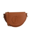Christian Louboutin By My Side Leather Cross-body Bag In Brown
