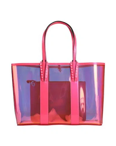 Christian Louboutin Woman Handbag Fuchsia Size - Thermoplastic Polyurethane In Pink