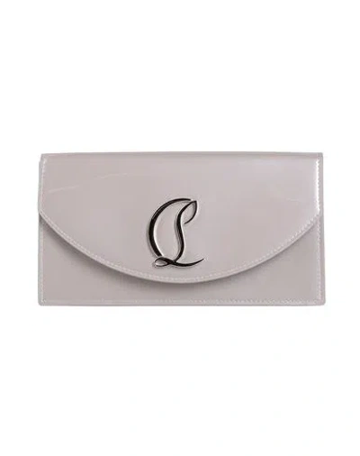 Christian Louboutin Woman Handbag Light Grey Size - Leather In Gray
