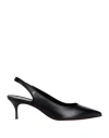 Christian Louboutin Woman Pumps Black Size 10 Leather