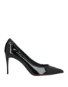 Christian Louboutin Miss Z 80 Patent Leather Pumps In Black