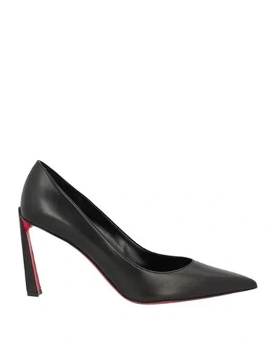 Christian Louboutin Woman Pumps Black Size 6 Leather