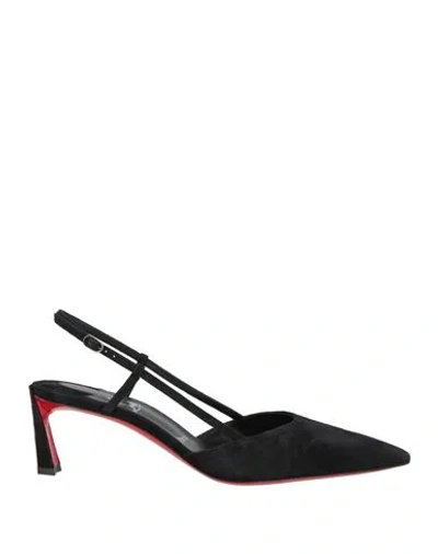 Christian Louboutin Woman Pumps Black Size 6 Leather