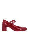 Christian Louboutin Miss Jane Patent Leather High Heel Shoes In Red
