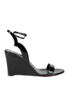 Christian Louboutin Woman Sandals Black Size 11 Leather