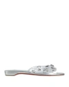 Christian Louboutin Degraqueenie Embellished Pvc Slides In Transparent