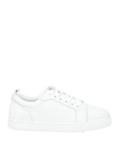 Christian Louboutin Woman Sneakers White Size 6 Leather
