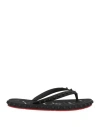 Christian Louboutin Studded Rubber Sole Open Toe Sandals In Black