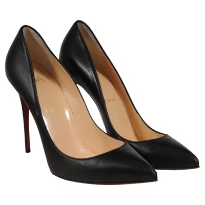 Pre-owned Christian Louboutin Women 100mm So Kate Pumps Size Us 9.5 It 39.5 Black Leather