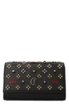 Christian Louboutin Paloma Loubinthesky Studs Clutch Bag In Black Gold