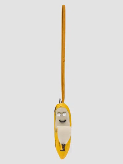 Christian Louboutin Bag Charm In Yellow