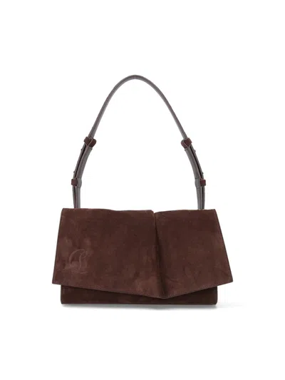 Christian Louboutin Women Baggy' Small Shoulder Bag In Brown