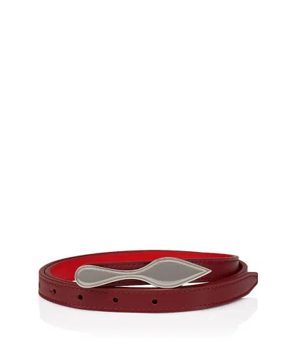 Christian Louboutin Women's Bettina Belt In Red