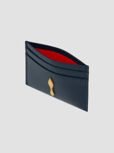 Christian Louboutin Women's Bettina Cardholder In Blue