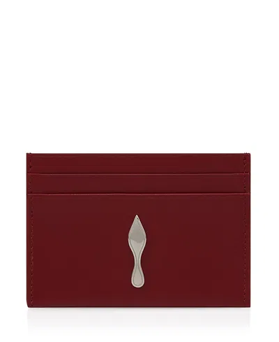 Christian Louboutin Women's Bettina Cardholder In Burgundy