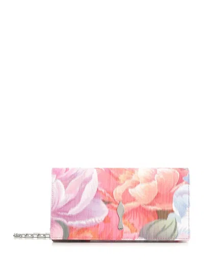 Christian Louboutin Women Bettina Fabric Clutch In Pattern