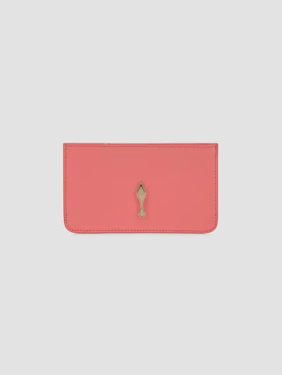 Christian Louboutin Women's Bettina Leather Wallet In Pink