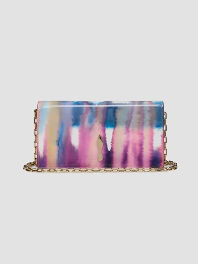 Christian Louboutin Women's Bettina Patent Leather Chain Wallet In Red