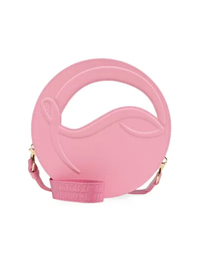 Christian Louboutin Biloumoon Small Leather Top-handle Bag In Pink
