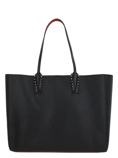 Christian Louboutin Studded Spike Tote Bag In Black