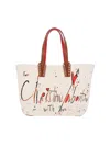 Christian Louboutin Cabata Large Tote Bag In White