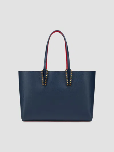 Christian Louboutin Women's Cabata Leather Tote Bag In Blue