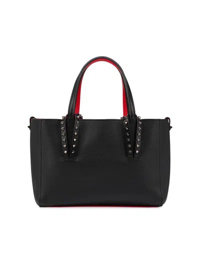 Christian Louboutin Women's Cabata Mini Leather Tote Bag In Black