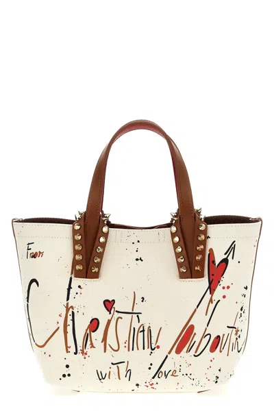 Christian Louboutin Small Cabata Shopping Bag In Multicolor