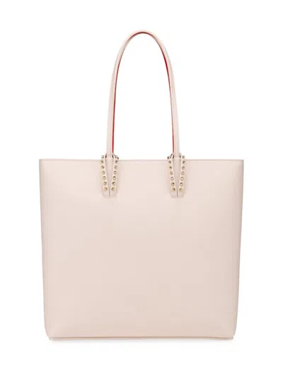Christian Louboutin Women's Cabata Leather Tote Bag In Beige