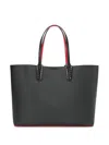Christian Louboutin Cabata Tote In Grained Leather In Black
