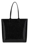 Christian Louboutin Cabata Black Calf Ali Zipper Tote Bag