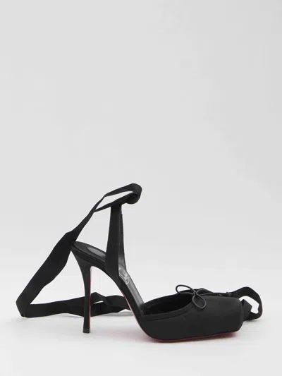 Christian Louboutin Women Cassia Lace Up Pumps In Black