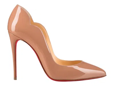 Pre-owned Christian Louboutin Women's  Hot Chick Décolleté 100 Mm Sneakers In Pink Blush
