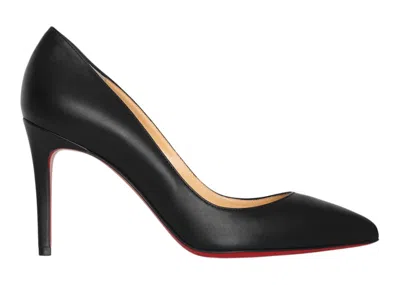 Pre-owned Christian Louboutin Women's  Pigalle 85mm Pump Nappa Leather Sneakers In Black/red