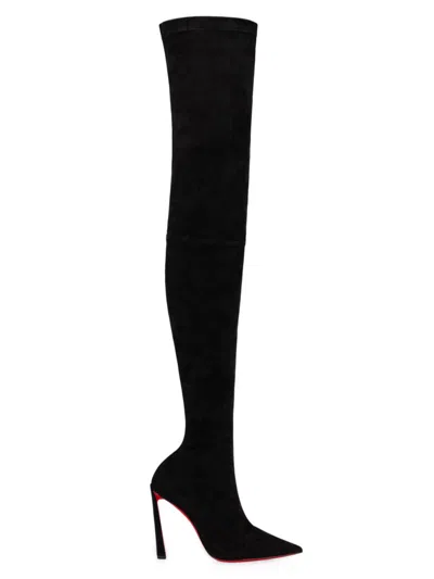 Christian Louboutin Women's Condora Botta Alta Boots In Black