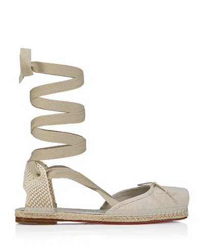 Christian Louboutin Women's Espadrilles In Brown