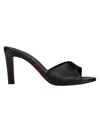 Christian Louboutin Fanny Slide Leather Heeled Mules 85 In Black