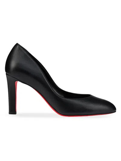 Christian Louboutin Women's Fannylove 85mm Leather Pumps In Black