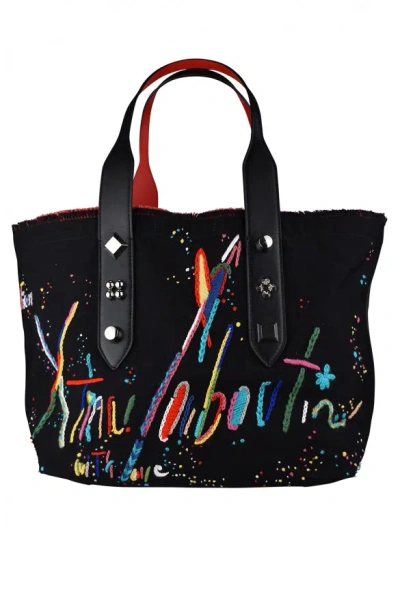 Christian Louboutin Women Frangibus Medium Tote Bag In Black