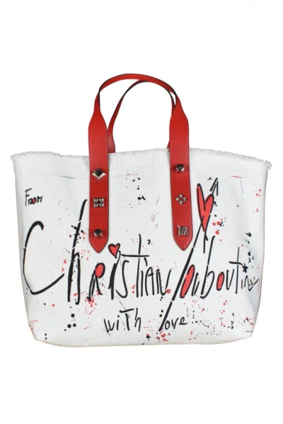 Christian Louboutin Women Frangibus Tote Bag In White