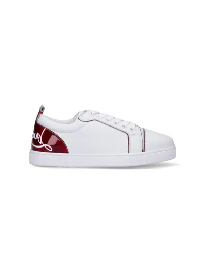 Christian Louboutin Women "fun Louis Junior" Sneakers In White