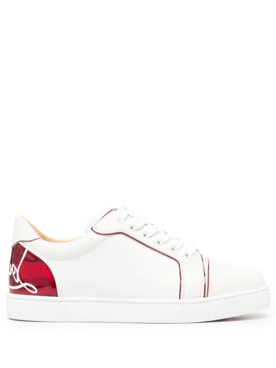 Christian Louboutin Fun Vieira Leather Sneaker In White