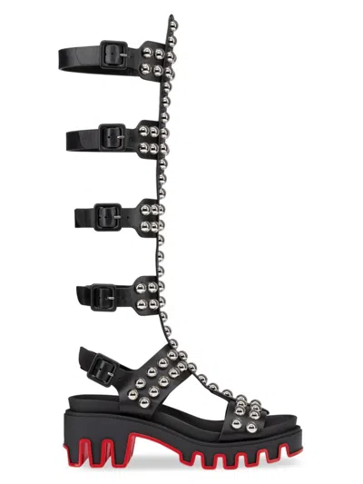 Christian Louboutin Women's Gladiadune Sandals In Black
