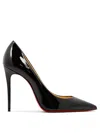 Christian Louboutin Women Kate Patent Leather Pumps In Black