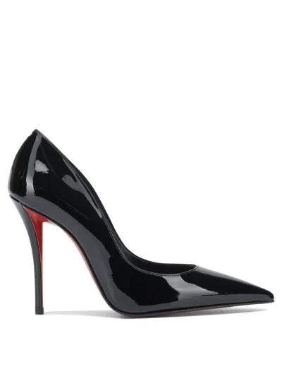 Christian Louboutin 120mm Miss Z Patent Red Sole Pumps In Black