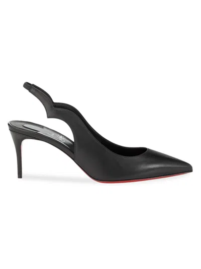 Christian Louboutin Women's Hot Chick 70mm Leather Pumps In Black